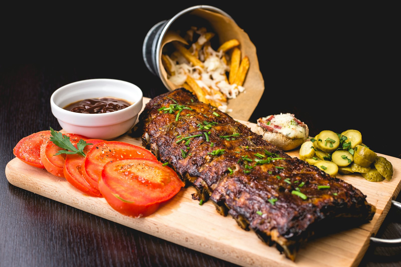 Sample homepage for Odom's Bar-B-Que